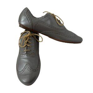Sorel Leather Silver Gray Lace-up Shoes Derby Oxfords Size 10.5